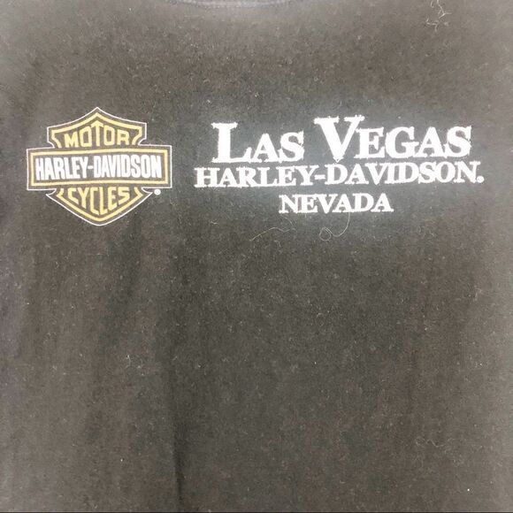 HARLEY DAVIDSON | Las Vegas Motorcycle Tank Top Cutoff Shirt Men’s Size X-Large - Picture 8 of 8